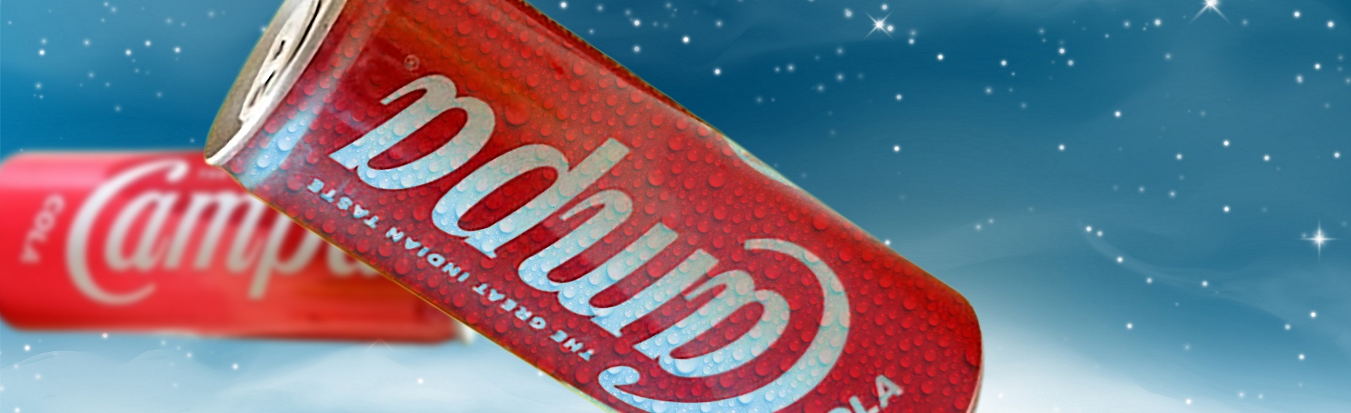 Banner for Campa Cola in tin Flavour